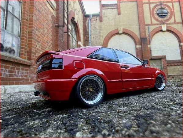 1:18 VW Corrado VR6 "Tornado RED Edition" + Alufelgen inkl. OVP